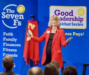 Jodi Harpstead, CEO of LSS of Minnesota, shared her excitement about The Goodness Pledge.