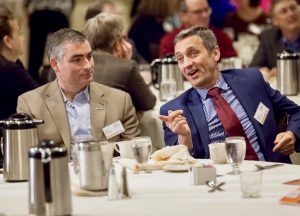 Mike Anderson, one of the LSS managers, enjoyed sharing his Breakthrough Goals in the Roundtable Discussion at the breakfast.