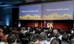 An audience of 800 HR leaders considered ideas of how Goodness Pays.