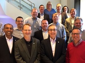 This executive team met in Chicago to plan the biggest project of their careers - my colleague Peter and I are enjoying the ride.