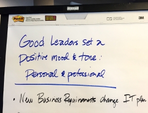 Blending the Seven Fs helps leaders stay positive in difficult times.