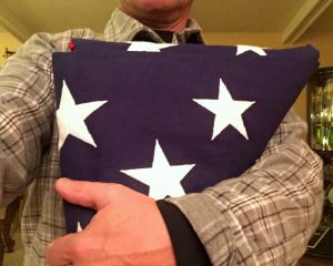 Receiving and holding my father's finaly suit of honor was the awesome moment in his funeral.