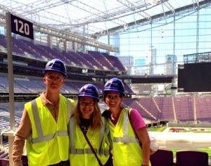 Part of our team team this summer are (left to right) interns Anders and Angela who are helping Erin, our VP of Client Services.