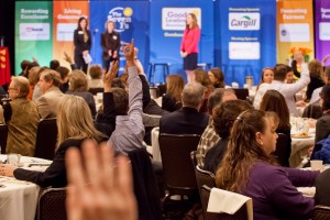 A full house participated in leadership development exercises to help us all spread goodness.