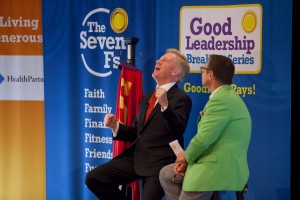 Matthew Allnatt flew in from Los Angeles to be the speaker at the Good Leadership Breakfast last Friday. His message was a wonderful surprise.